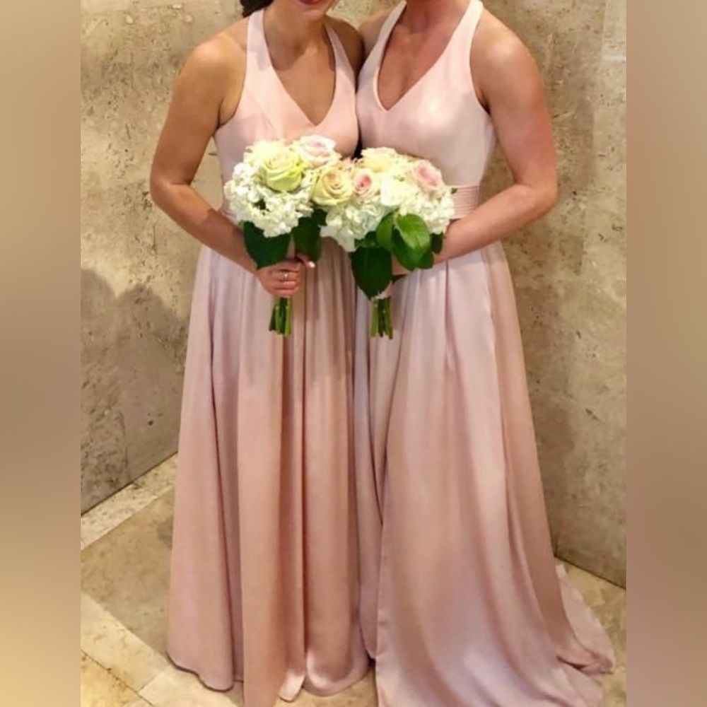 David's Bridal Dresses | Vera Wang Collection Silk Pink Dress,Color: Pink,Size 6